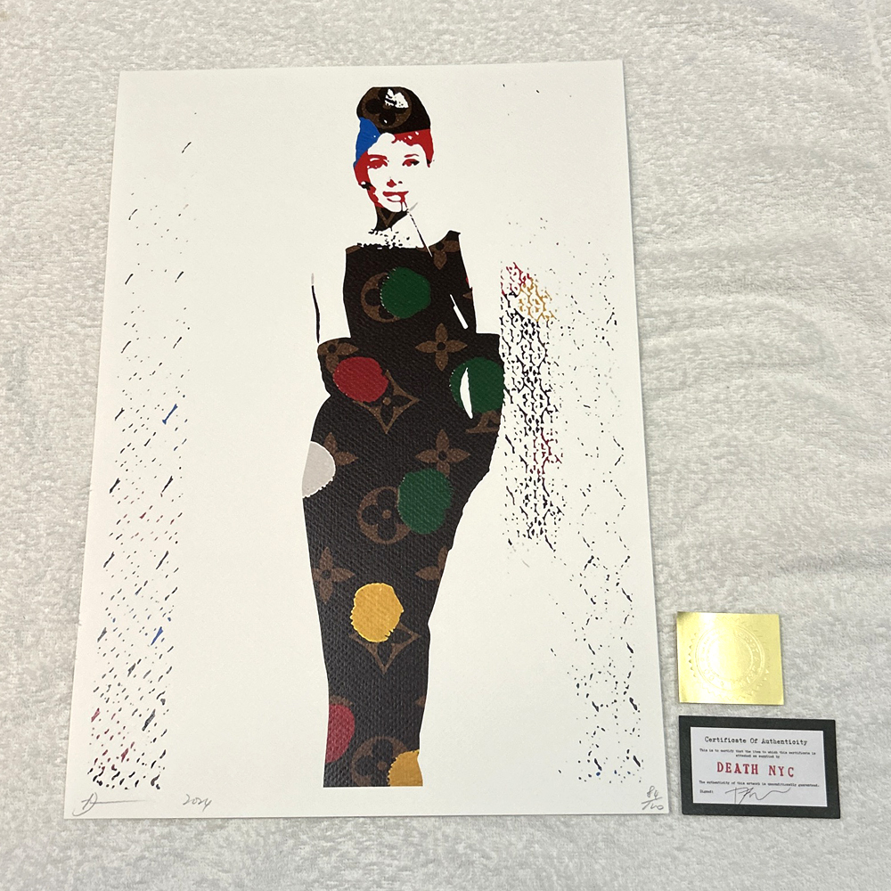 death nyc 世界限定100枚 オードリーヘプバーン ルイヴィトン 世界限定