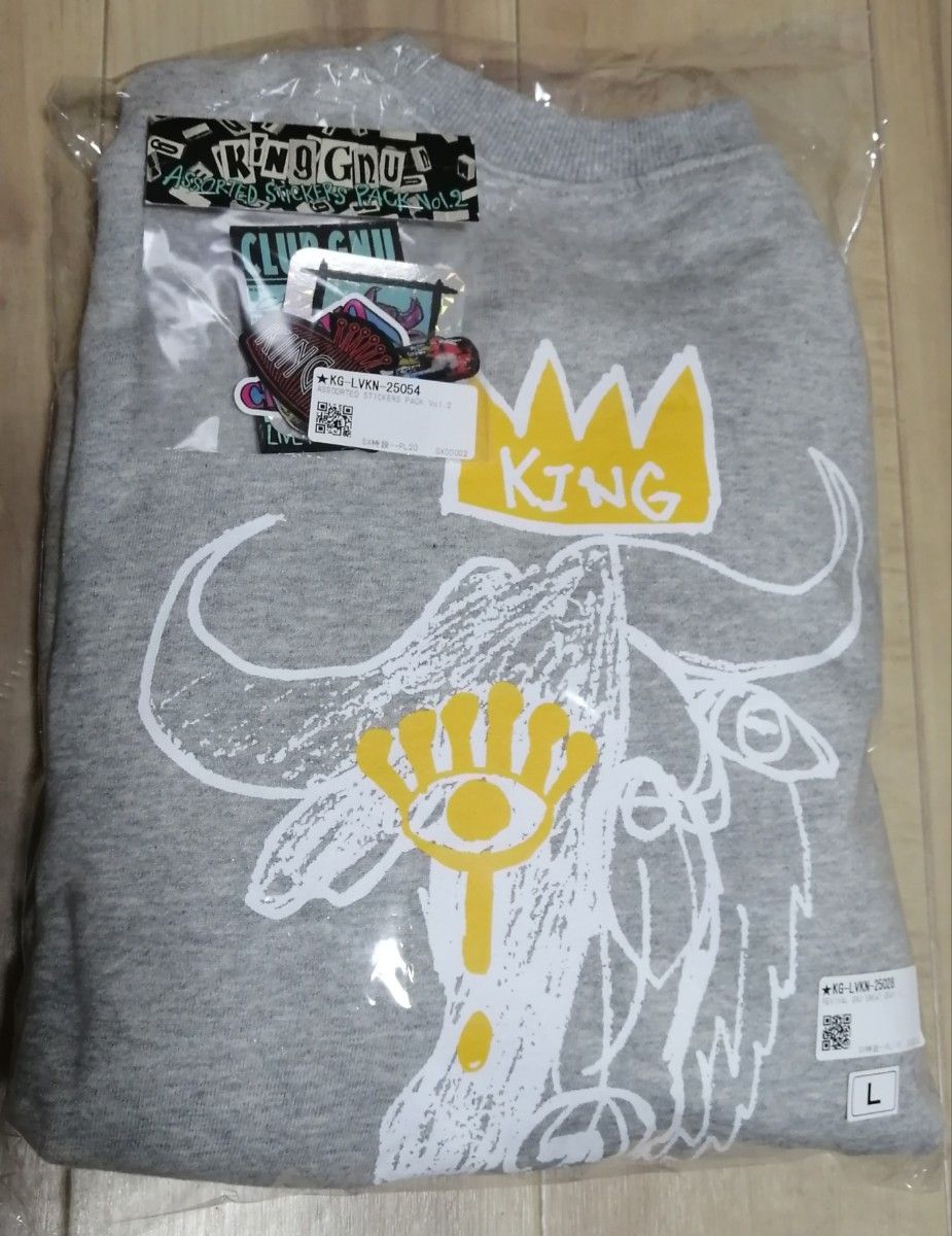KING GNU 2025 ツアーグッズ トレーナー L ステッカー ファンクラブ