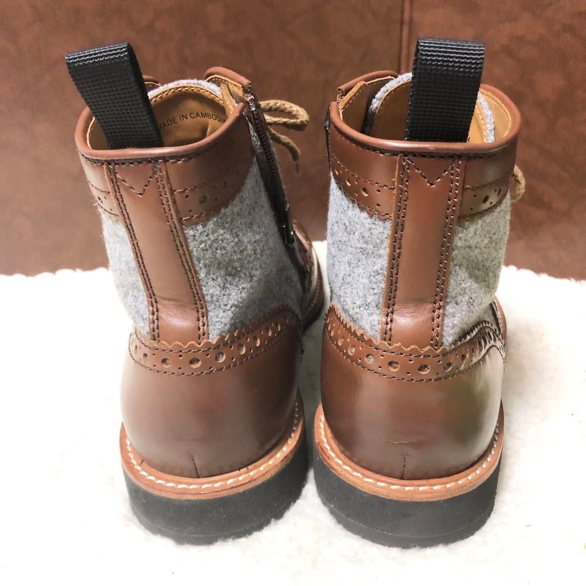 超レア/ウイングチップ 【REGAL】リーガル レースアップブーツ ブーツ