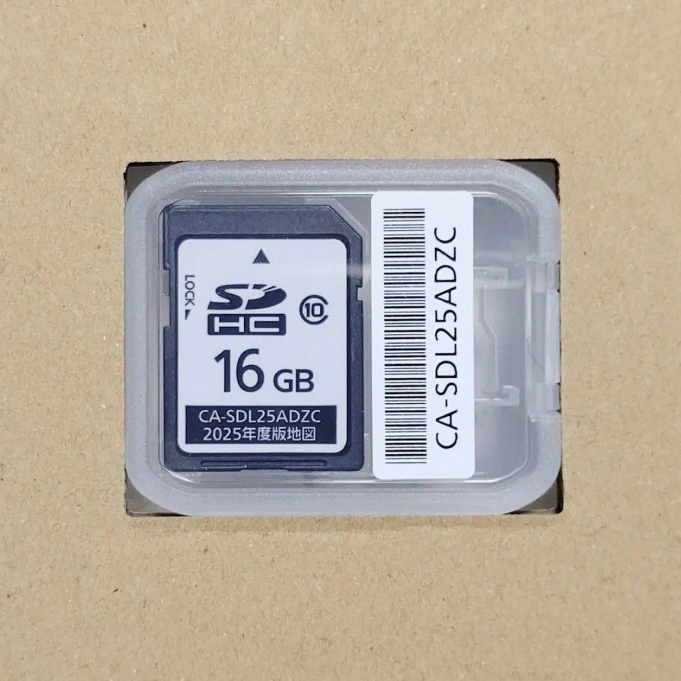 新品未使用Panasonic 2025年度版地図SDHCメモリーカード/CA-SDL25ADZC