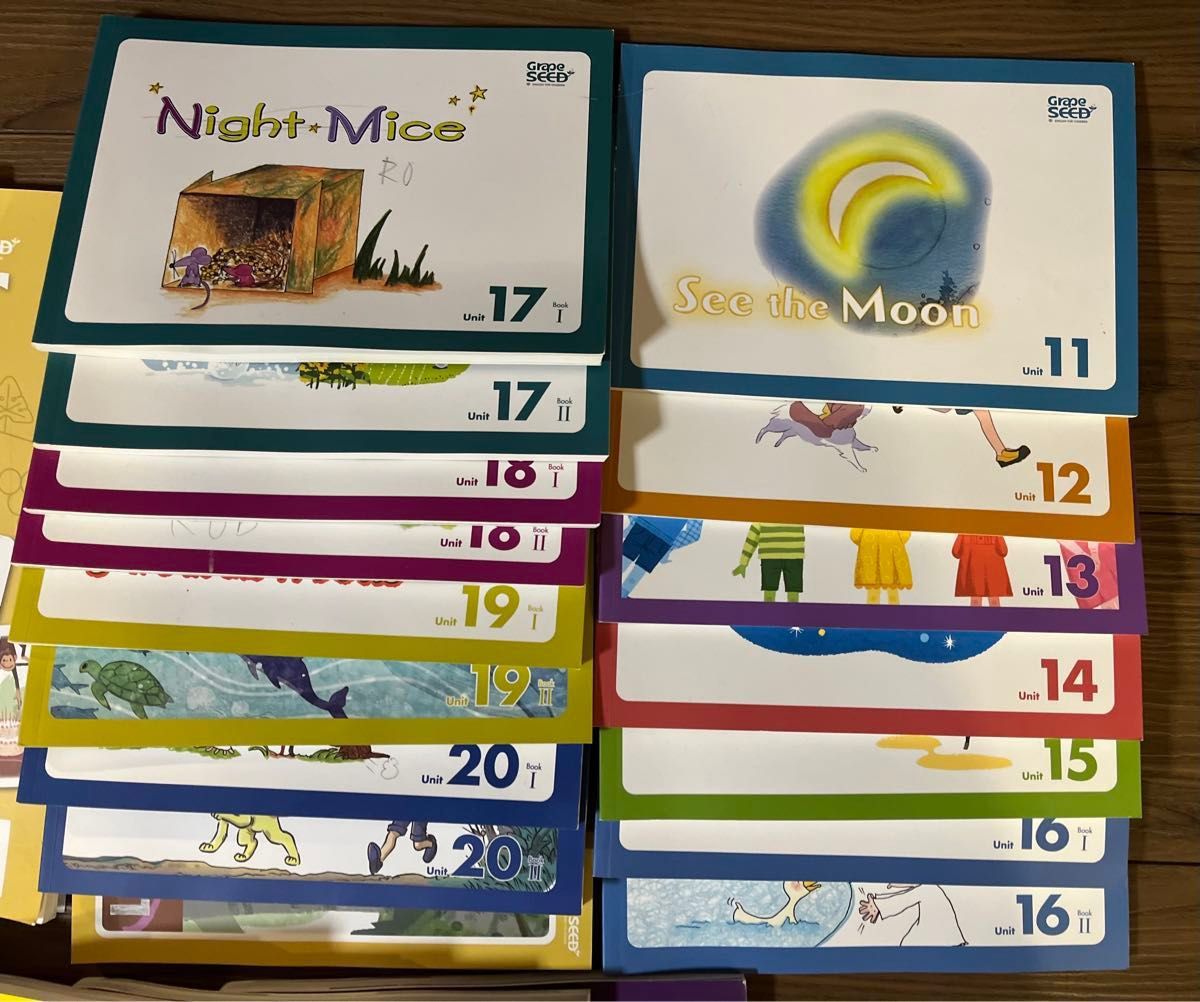 GrapeSEED 英語教材 グレープシード 英語 Unit 1〜21 テキスト writer