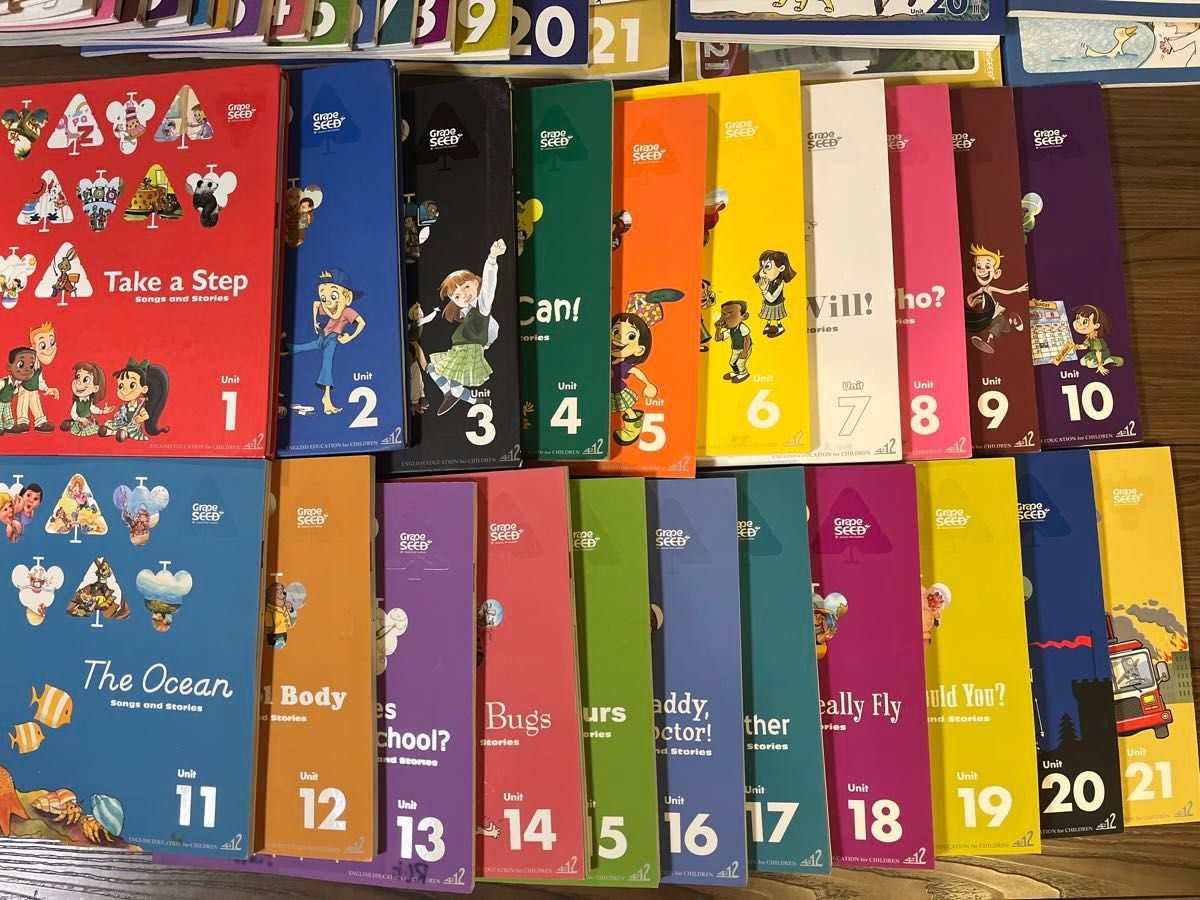 GrapeSEED 英語教材 グレープシード 英語 Unit 1〜21 テキスト writer