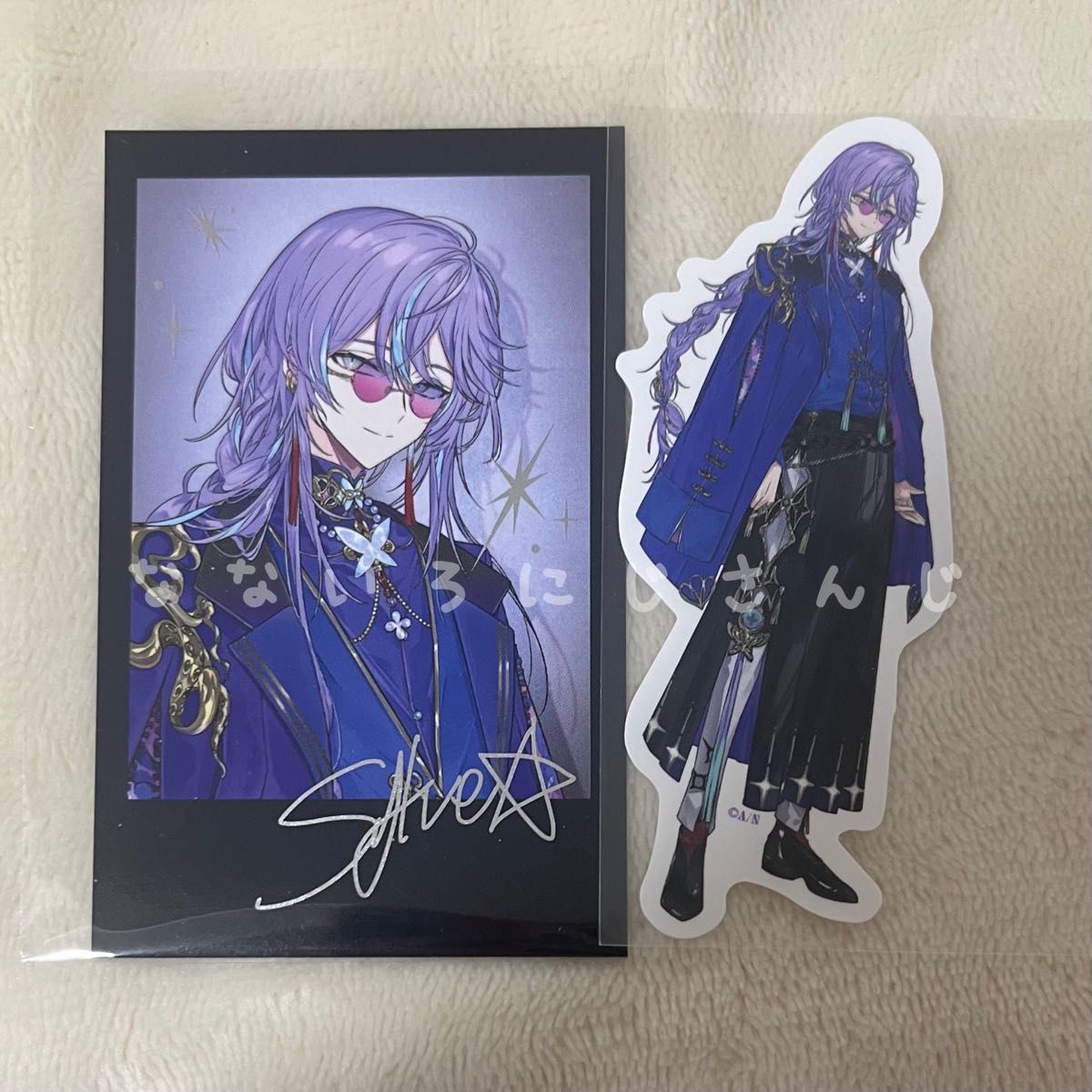 星導ショウ ステッカー チェキ風カード にじさんじ Dytica 2周年