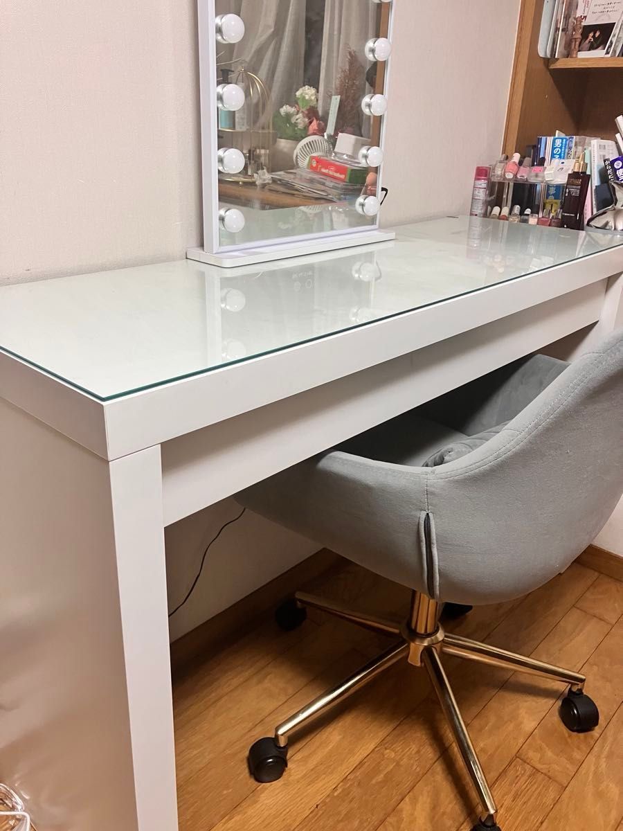 IKEA イケア ドレッシングテーブル ドレッサー ホワイト 白 120x41cm