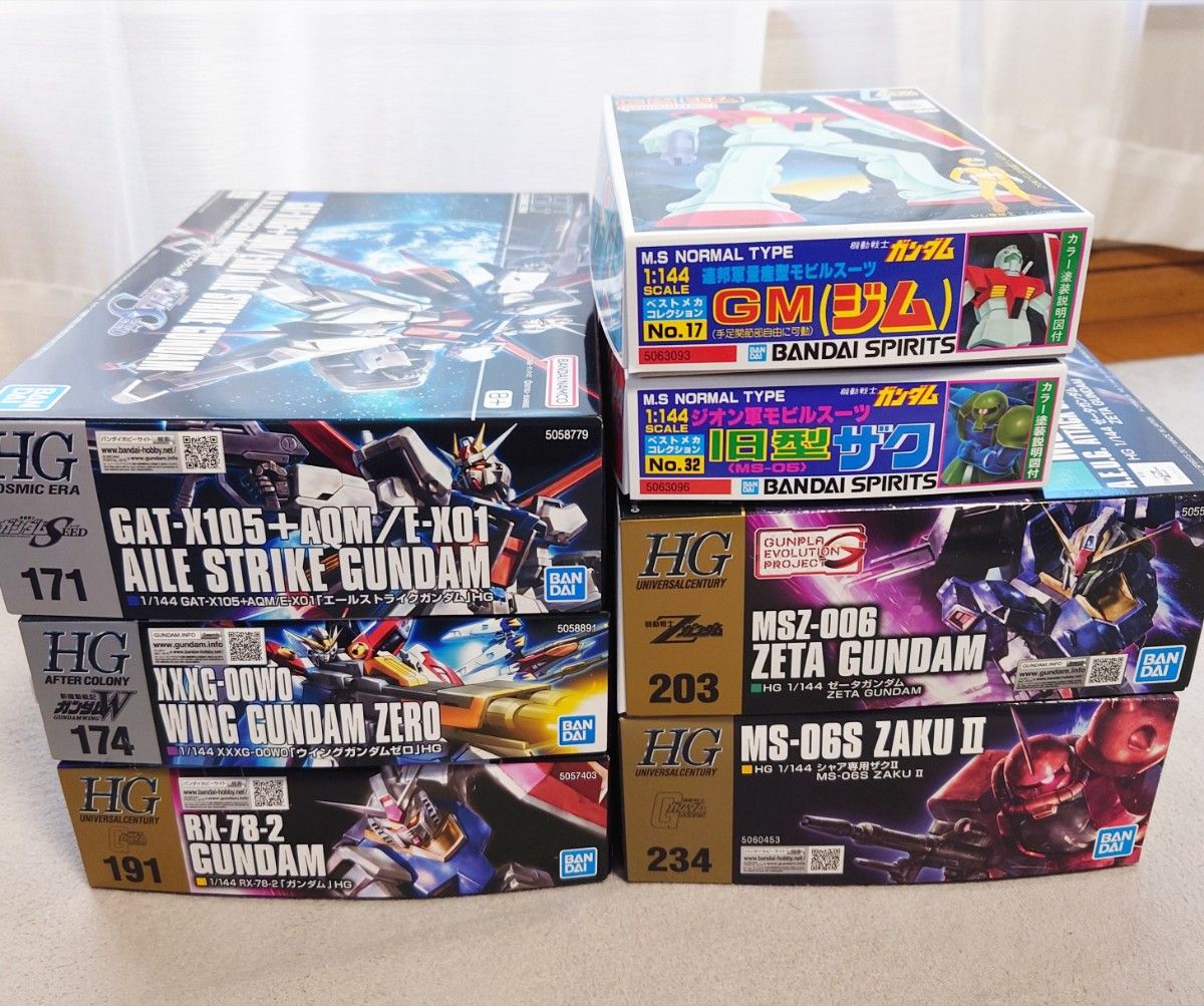 7点セット】1/144 HG 5個 旧キット2個 ガンプラ まとめ売り｜Yahoo