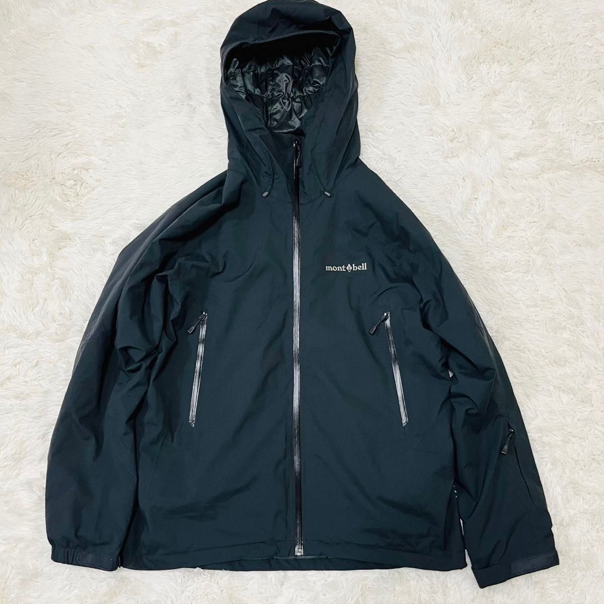 モンベル パウダーステップ パーカ Men's XL ブラック 1102534