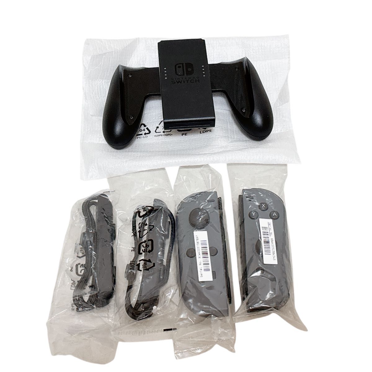 動作品 美品 ニンテンドースイッチ Joy-Con ジョイコン L R グリップ