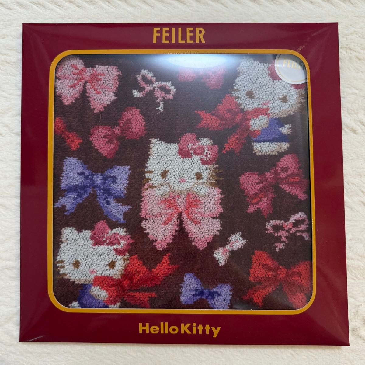 新品 FEILER フェイラー サンリオ コラボ ハローキティ タオルハンカチ