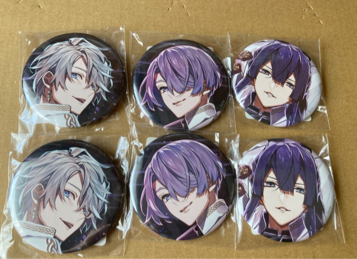 VΔLZ DMMスクラッチ 缶バッチ 甲斐田晴 弦月藤士郎 長尾景｜Yahoo