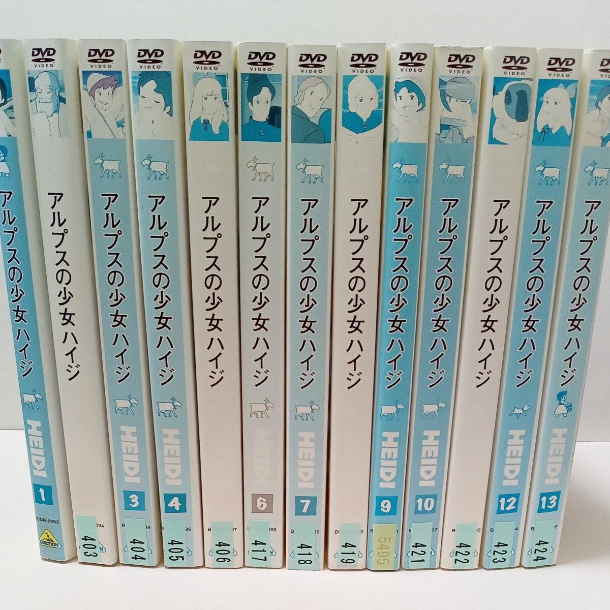 アルプスの少女ハイジ HEIDI レンタル落ち DVD 全13巻セット