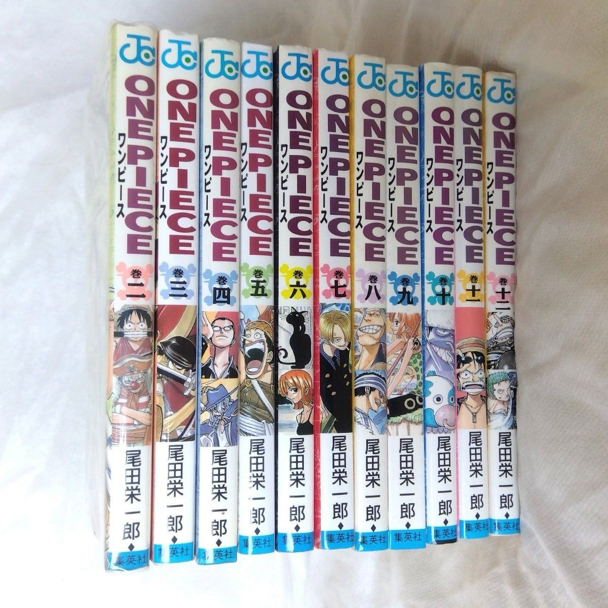 匿名配送】漫画 単行本 ONE PIECE ワンピース 初版 2〜12巻セット