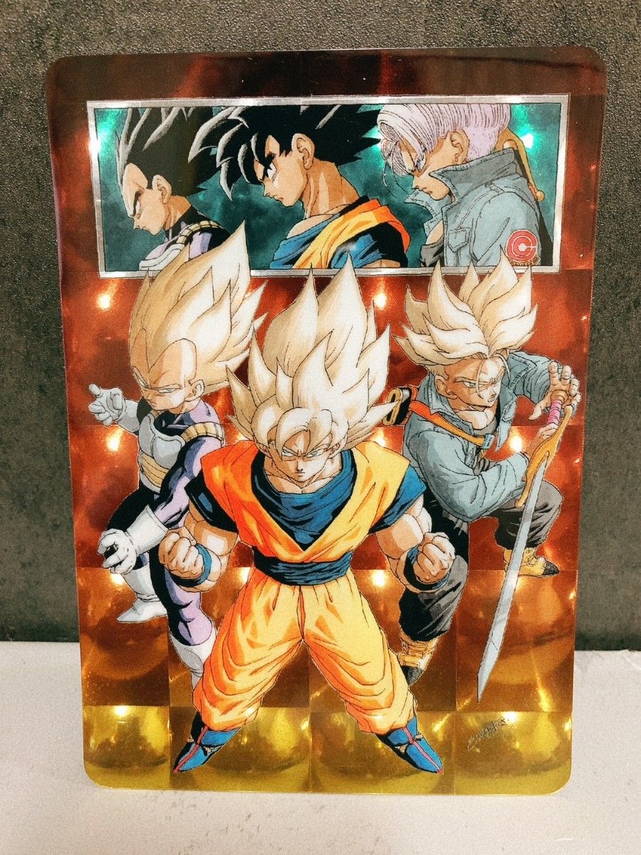 ドラゴンボールZ ホロカード 展覧会 【孫悟空・ベジータ・トランクス
