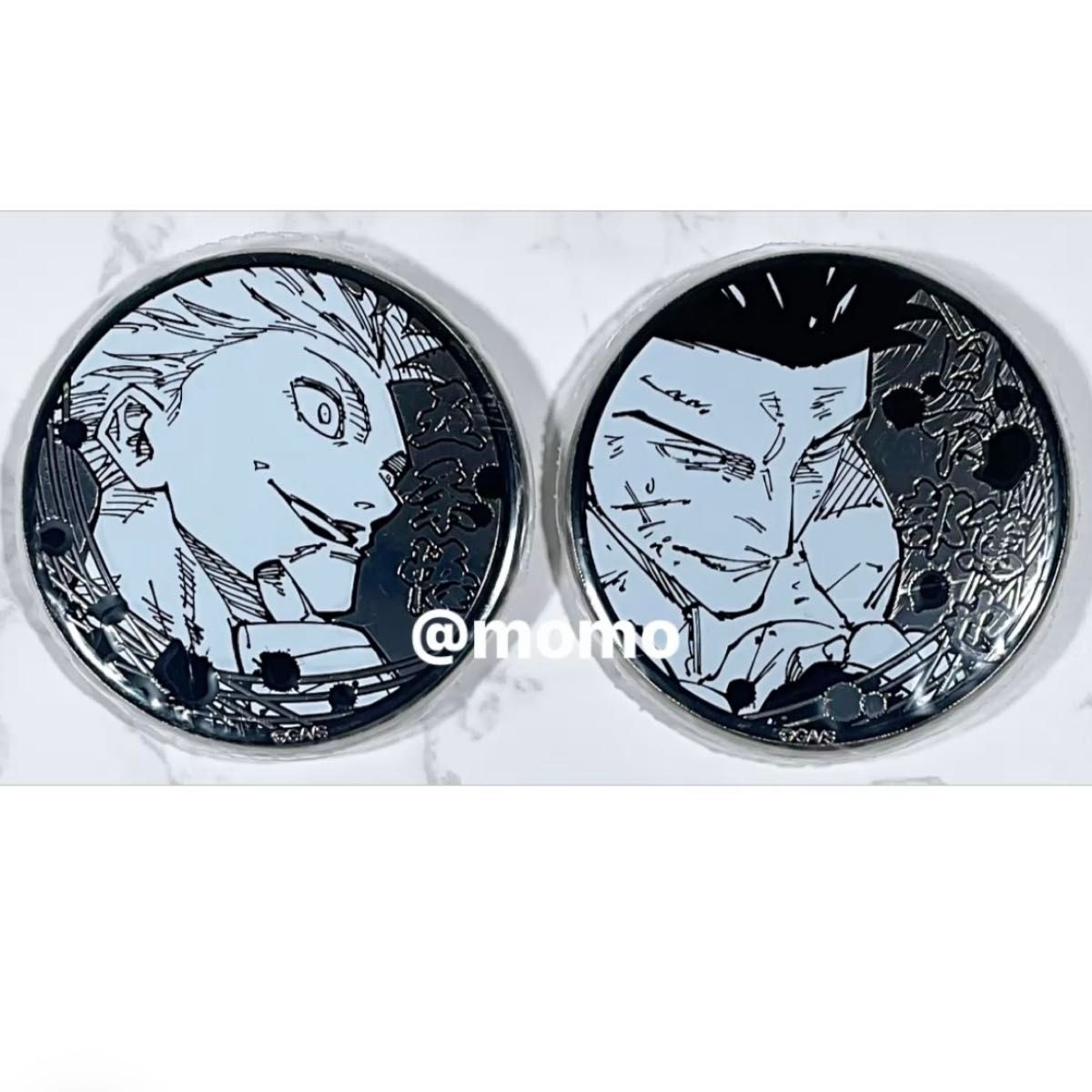 呪術廻戦 五条悟 日下部篤也 シルバー缶バッジコレクション 領域展開