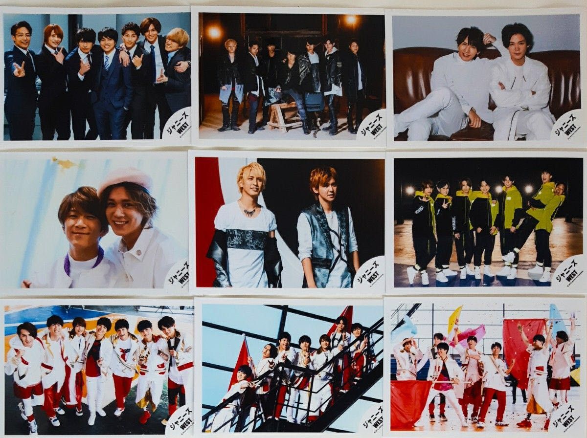 公式写真45枚セット】WEST 集合 混合 まとめ売り ジャニーズWEST L611