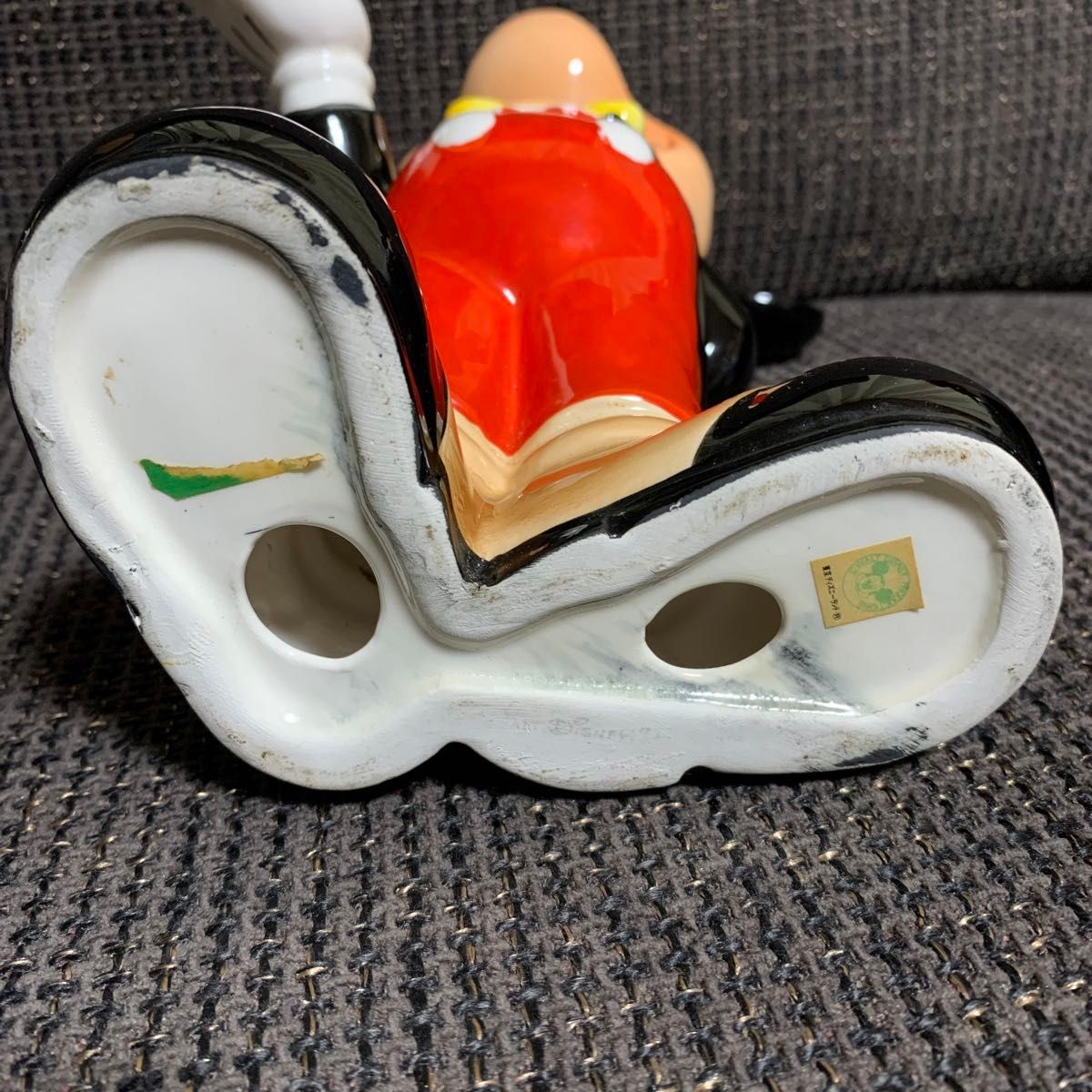 希少 レア ディズニー ミッキー＆フレンズ 陶器 フィギュア オルゴール