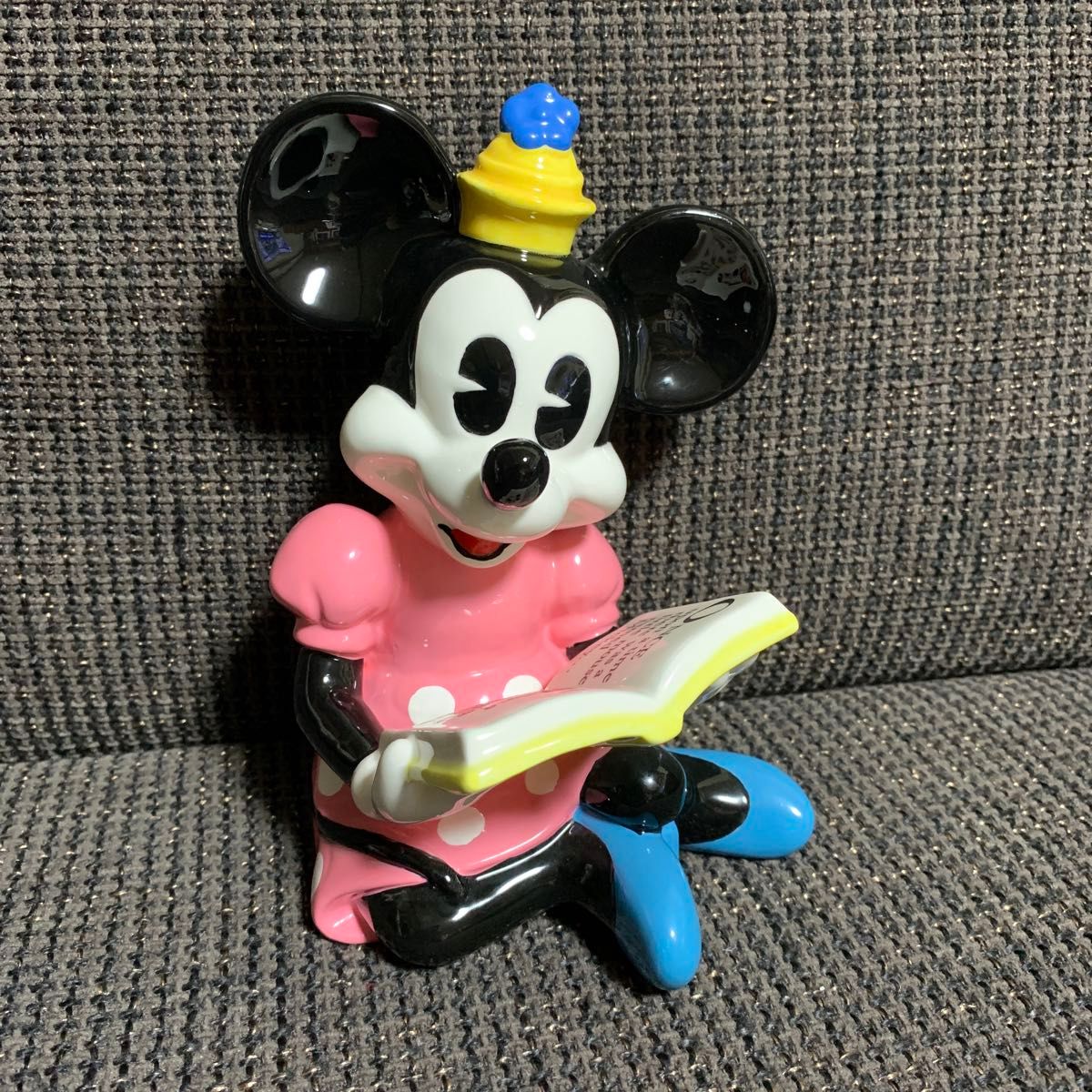 希少 レア ディズニー ミッキー＆フレンズ 陶器 フィギュア オルゴール