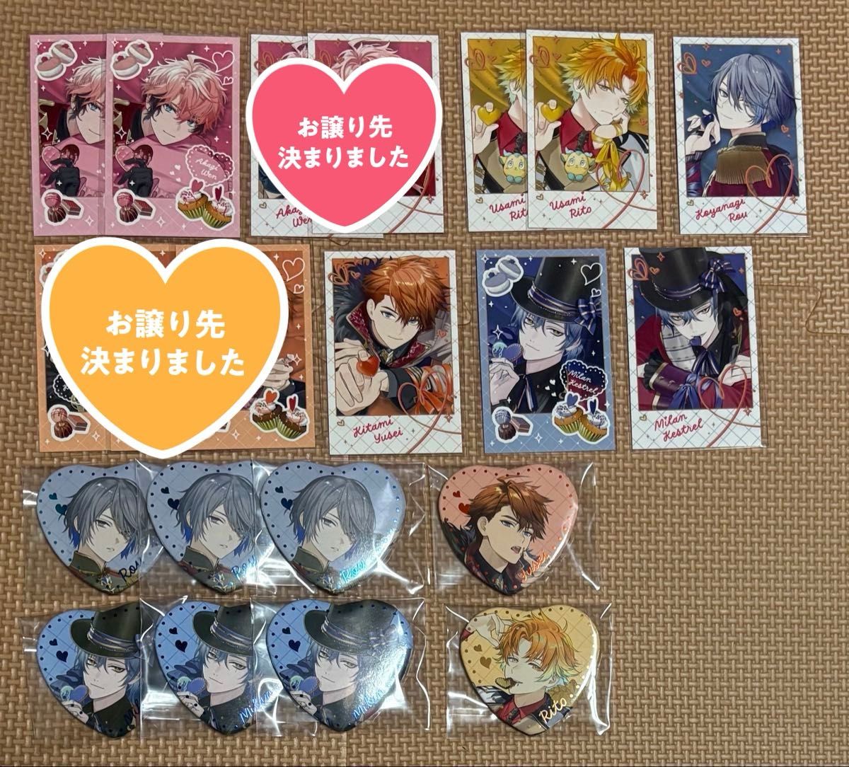 にじさんじ【Melty Valentine】ランダムハート型缶バッジ｜Yahoo