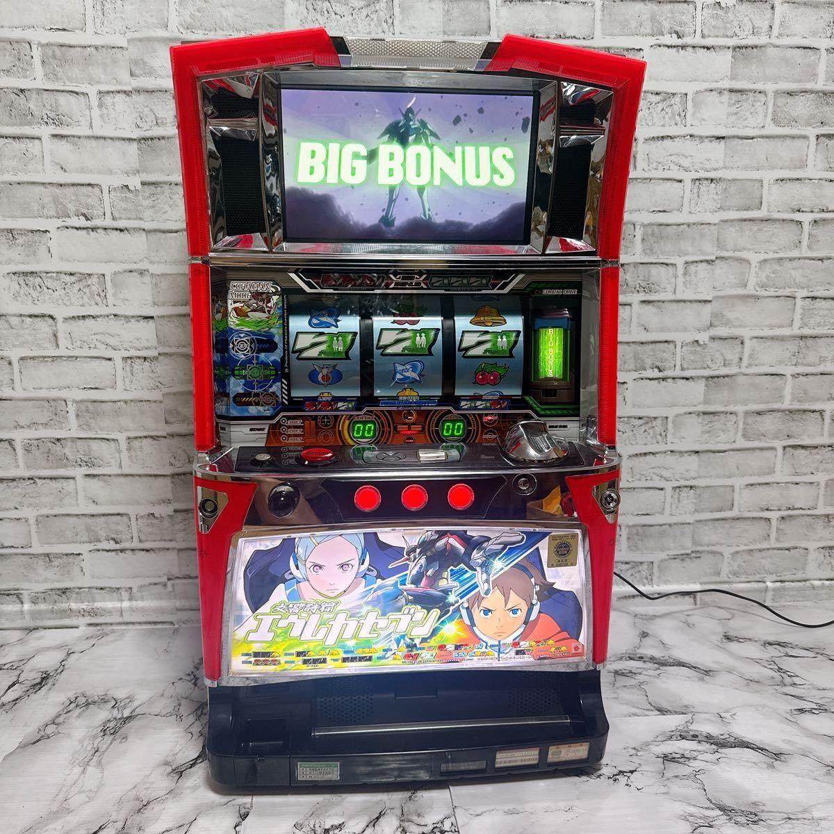 パチスロ エウレカセブン 5号機 初代 サミー 実機 家庭用電源｜Yahoo