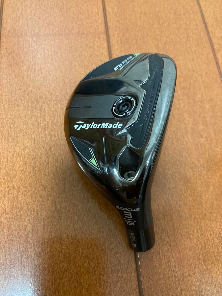 テーラーメイド Qi35 レスキュー 3U ヘッド単体＋カバー TaylorMade