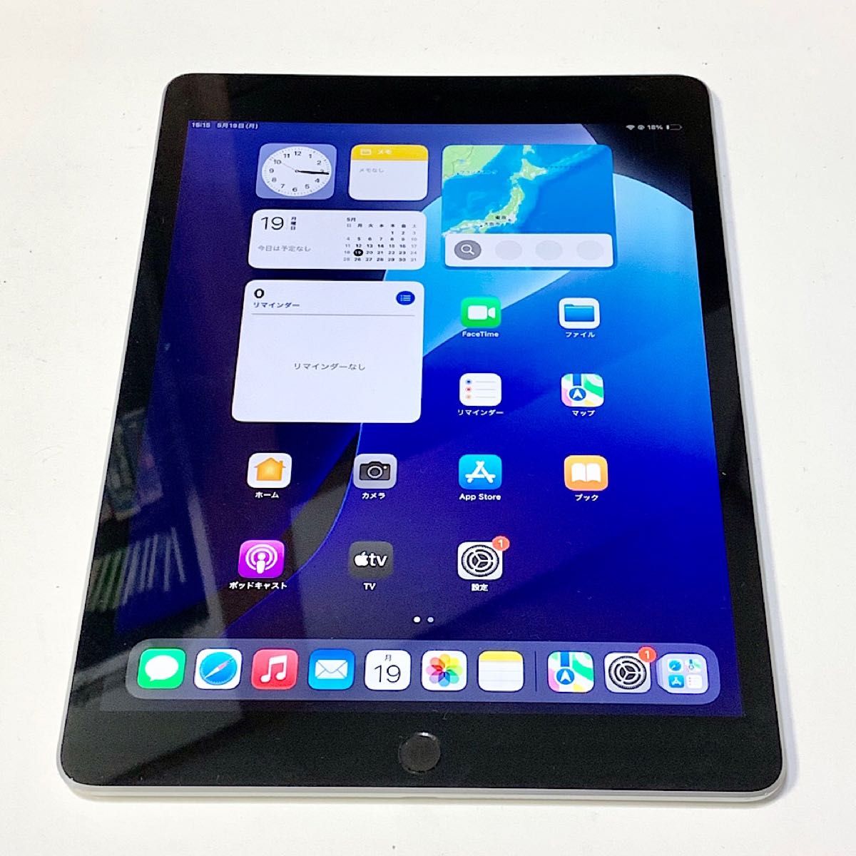 充電69回 バッテリー100% iPad 第9世代 10 2インチ 64GB シルバー SIM