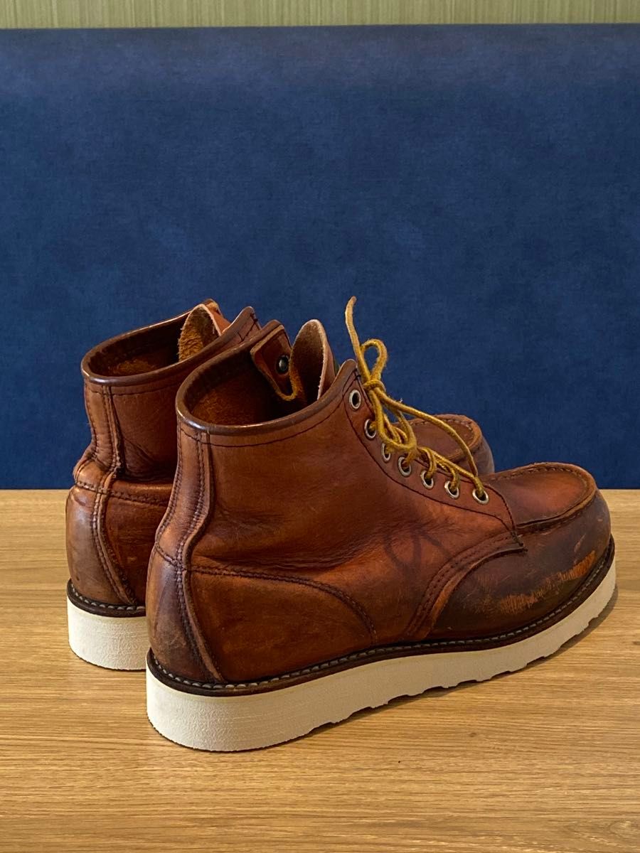 ソール新品】半円犬タグ 93年製 レッドウィング 875 US6 5E 赤茶