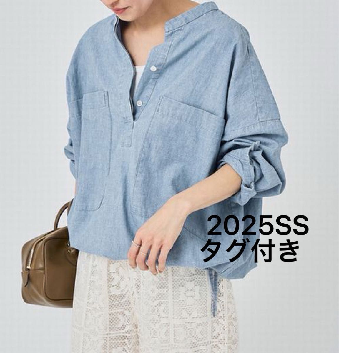 美品✨フレームワーク ダンガリードロストシャツ 2025SS 美品