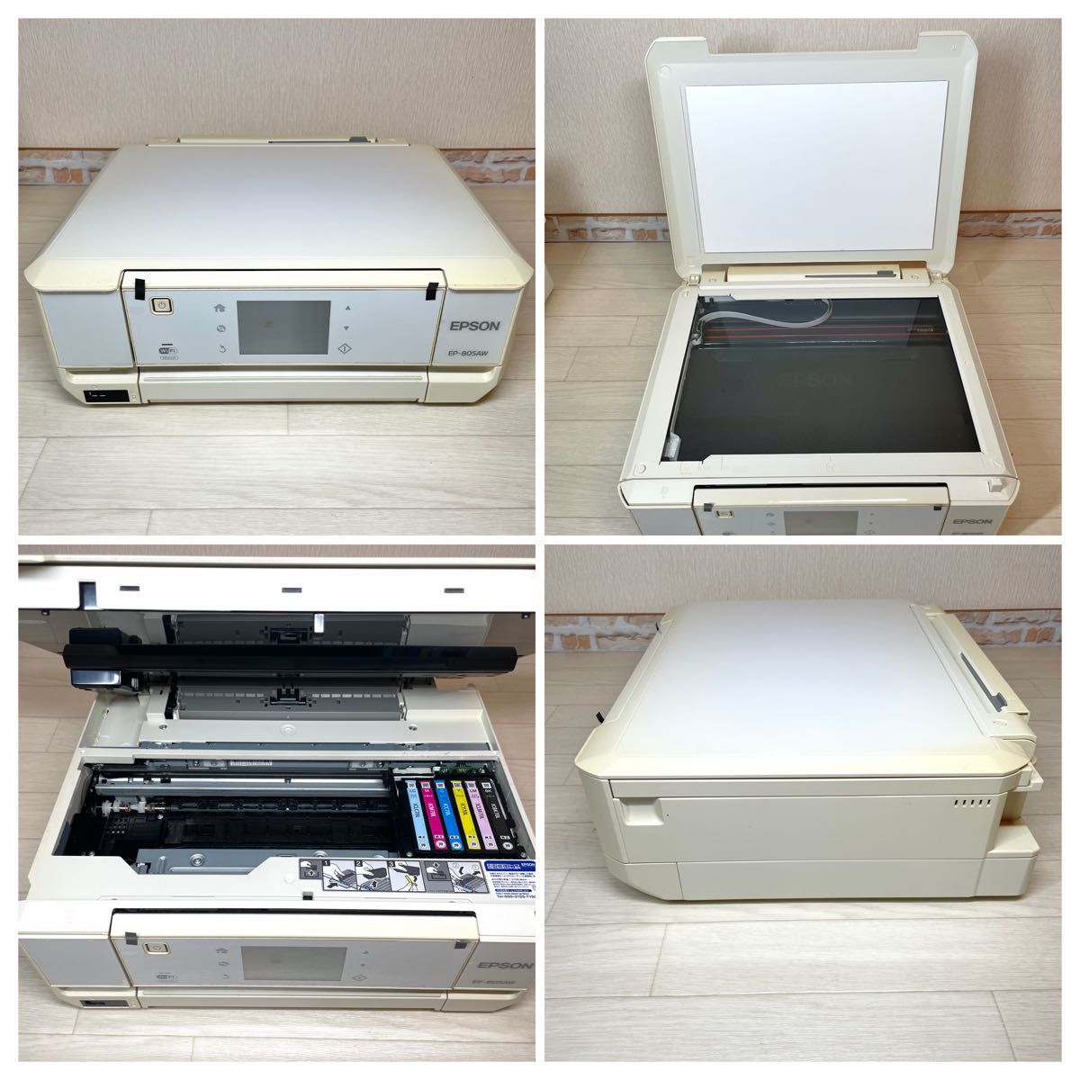ジャンク 通電のみ EPSON EP-807AW ×2 EP-805AW ×1 3台セット エプソン