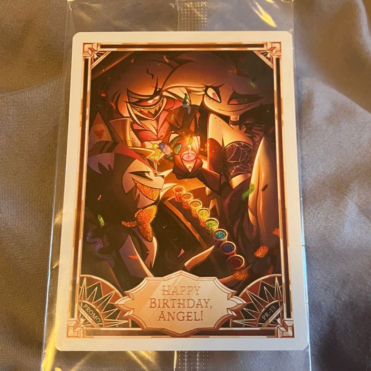 ハズビンホテル ハッピーバースデー エンジェル プロモ カード トレカ