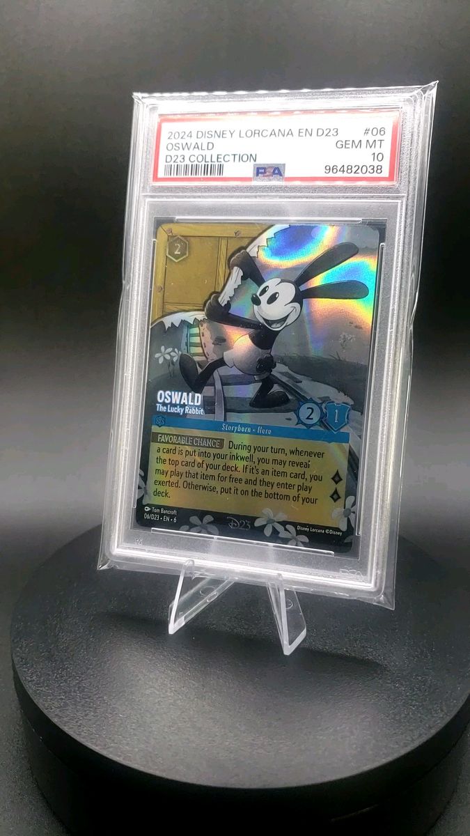 D23限定・PSA10】ディズニー ロルカナ OSWALD GEM MINT｜超希少 初期