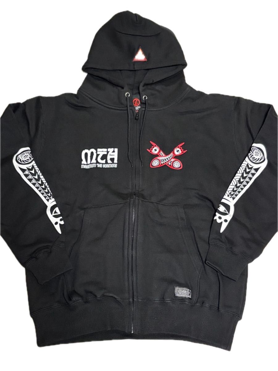 新品 Lサイズ マキシマムザホルモン ホルモンパーカー2 ブラック