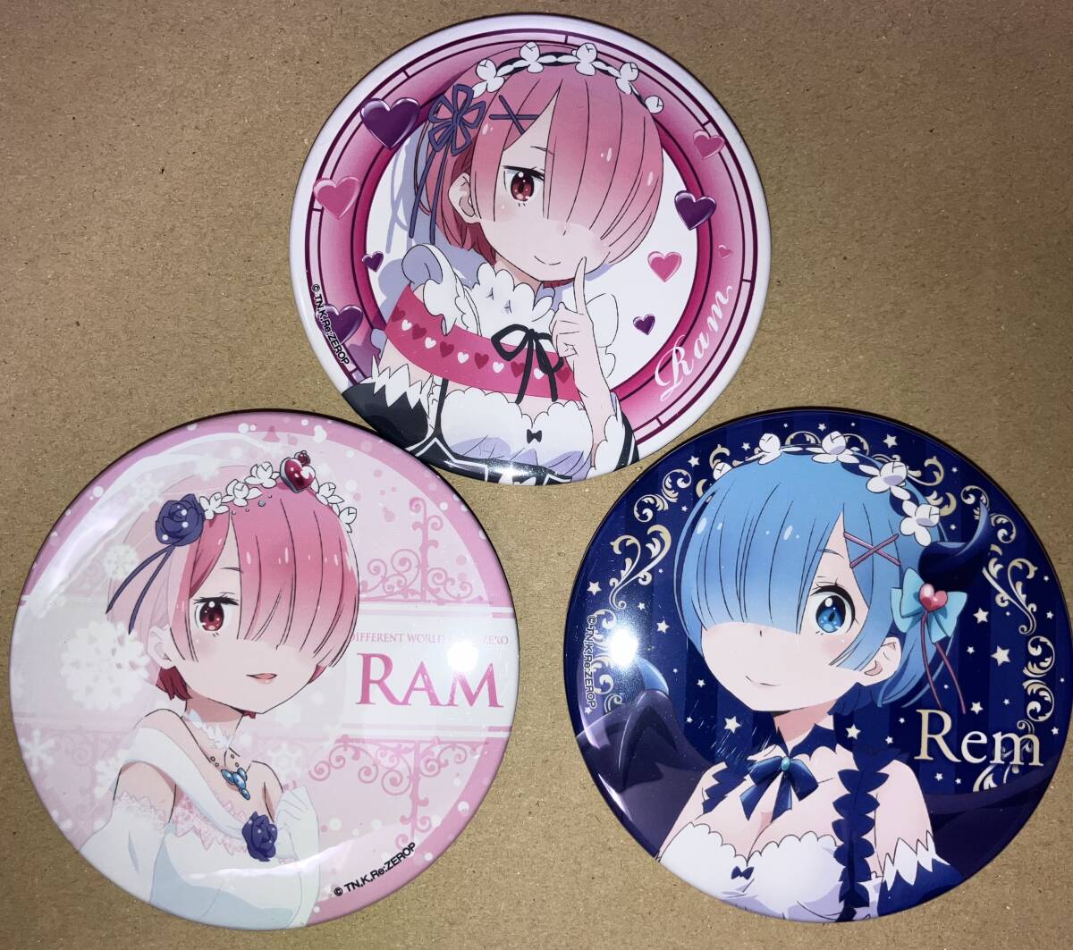 Re:ゼロから始める異世界生活 レム セガコラボ カフェ cafe 缶バッジ