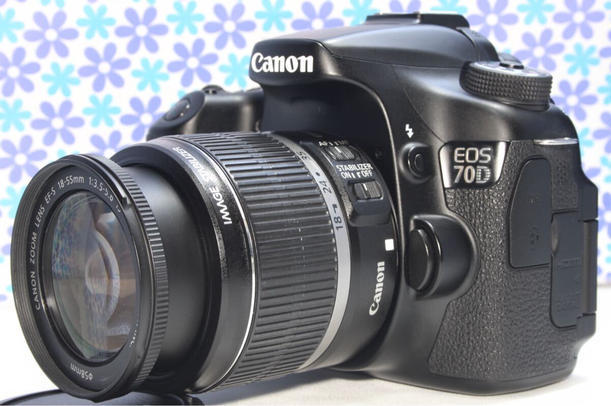 Wi-Fi内蔵❤Canon EOS 70D❤️️高画質❤️動画撮影❤初心者おすすめ