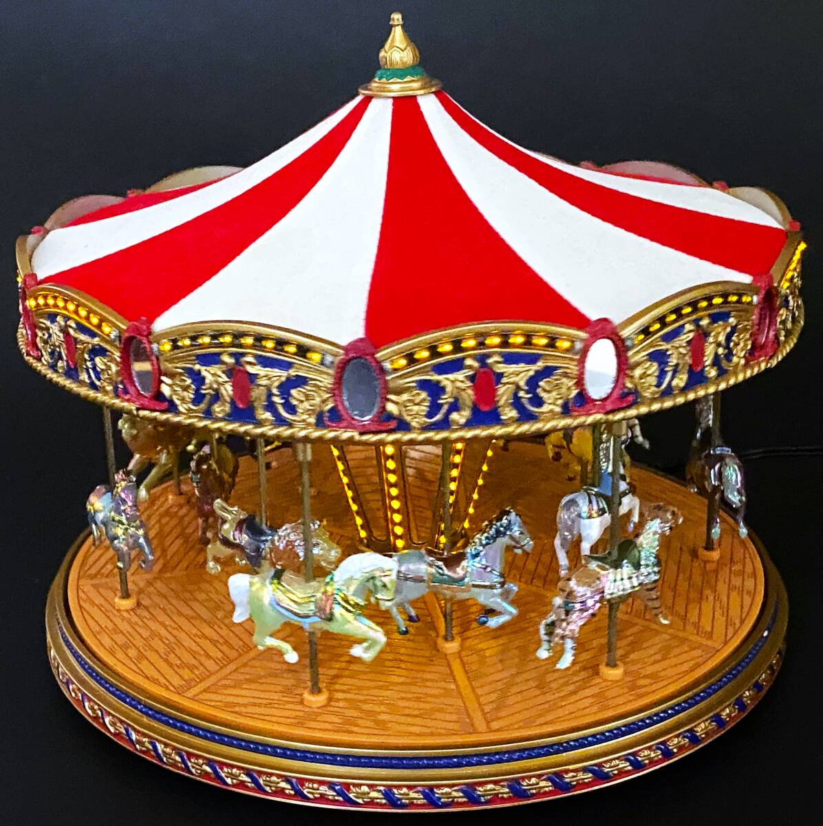 美品】ミスタークリスマス ゴールドラベル メリーゴーランド