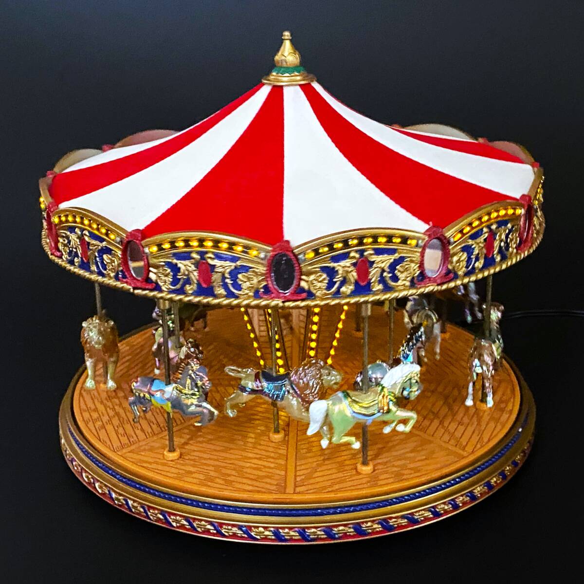 美品】ミスタークリスマス ゴールドラベル メリーゴーランド