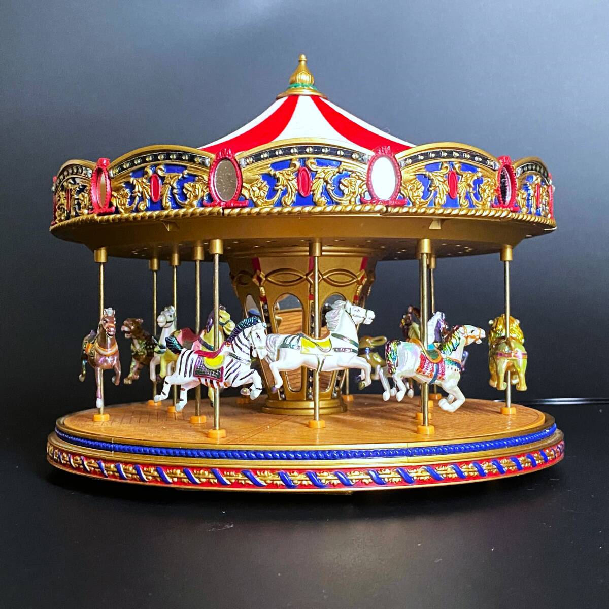 美品】ミスタークリスマス ゴールドラベル メリーゴーランド