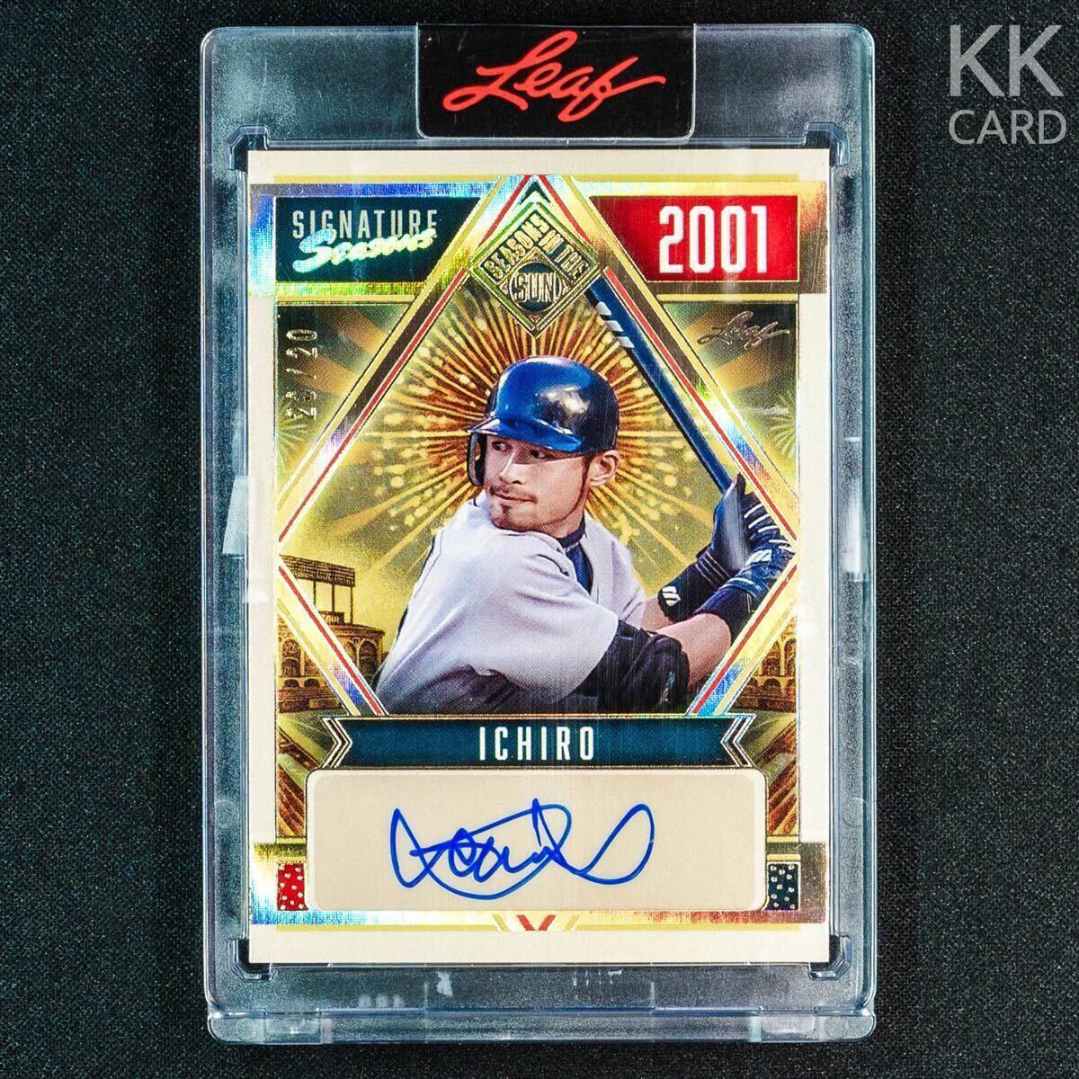MLB☆イチロー 21 Leaf Art Of Sport 12枚限定直筆サインジャージ