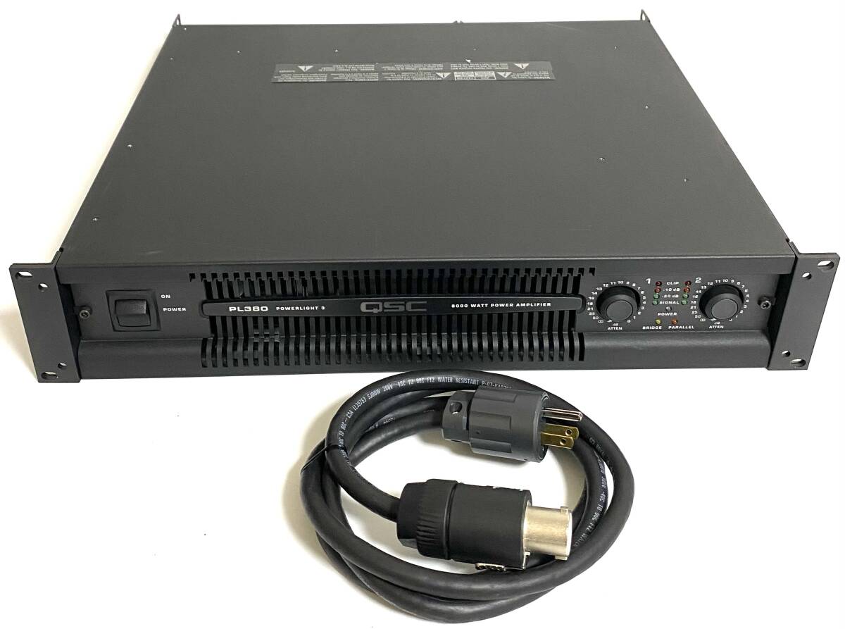 Yahoo!オークション - 動作品 QSC PL380 パワーアンプ PAアンプ Power