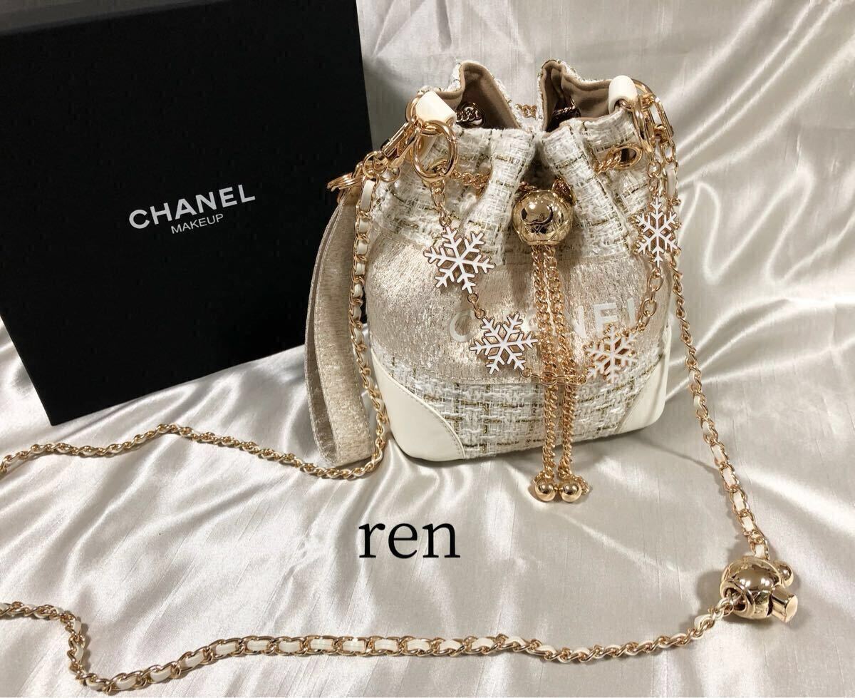 希少新品 CHANEL シャネル ノベルティ ショルダーバッグ ゴールド