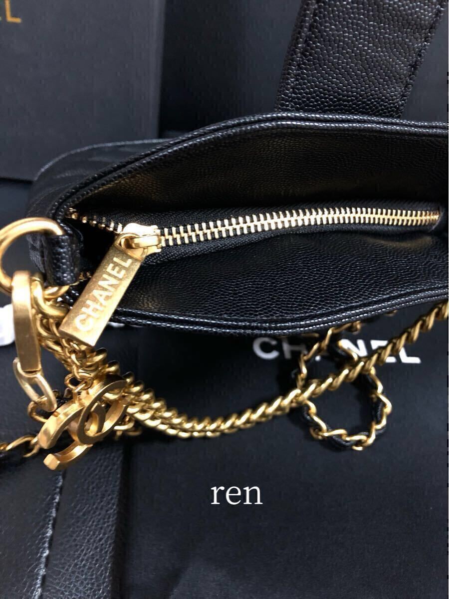 新品 シャネル ノベルティ CHANEL ショルダーバッグ ゴールドチェーン