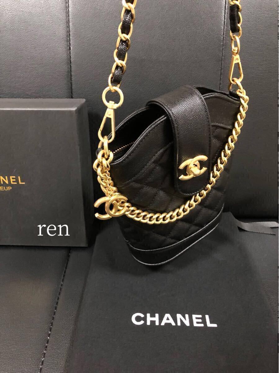新品 シャネル ノベルティ CHANEL ショルダーバッグ ゴールドチェーン