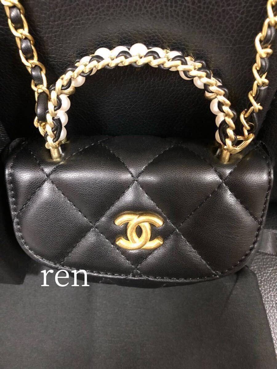 新品 シャネル ノベルティ CHANEL ショルダーバッグ ゴールドチェーン