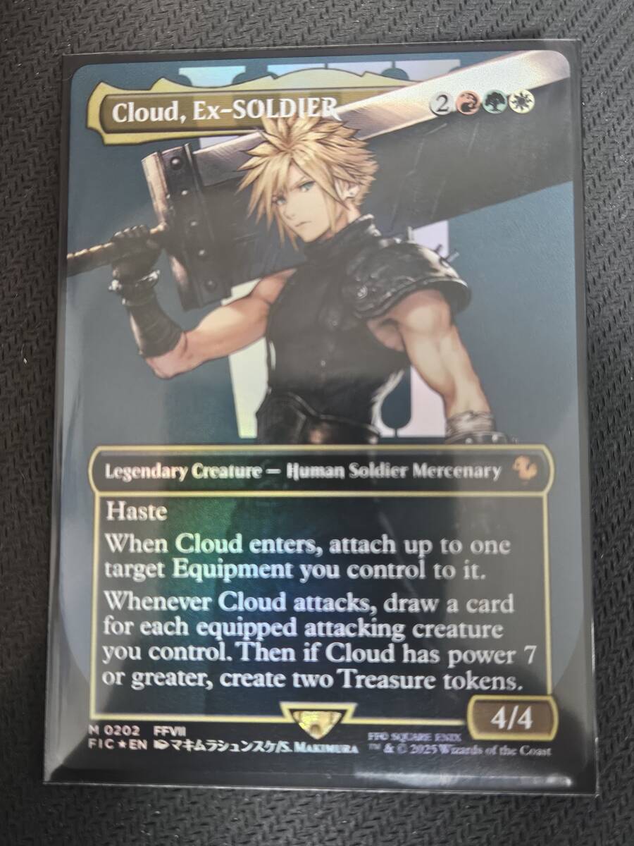 MTG 元ソルジャー、クラウド 日本語版 拡張Foil MTG FF 元ソルジャー