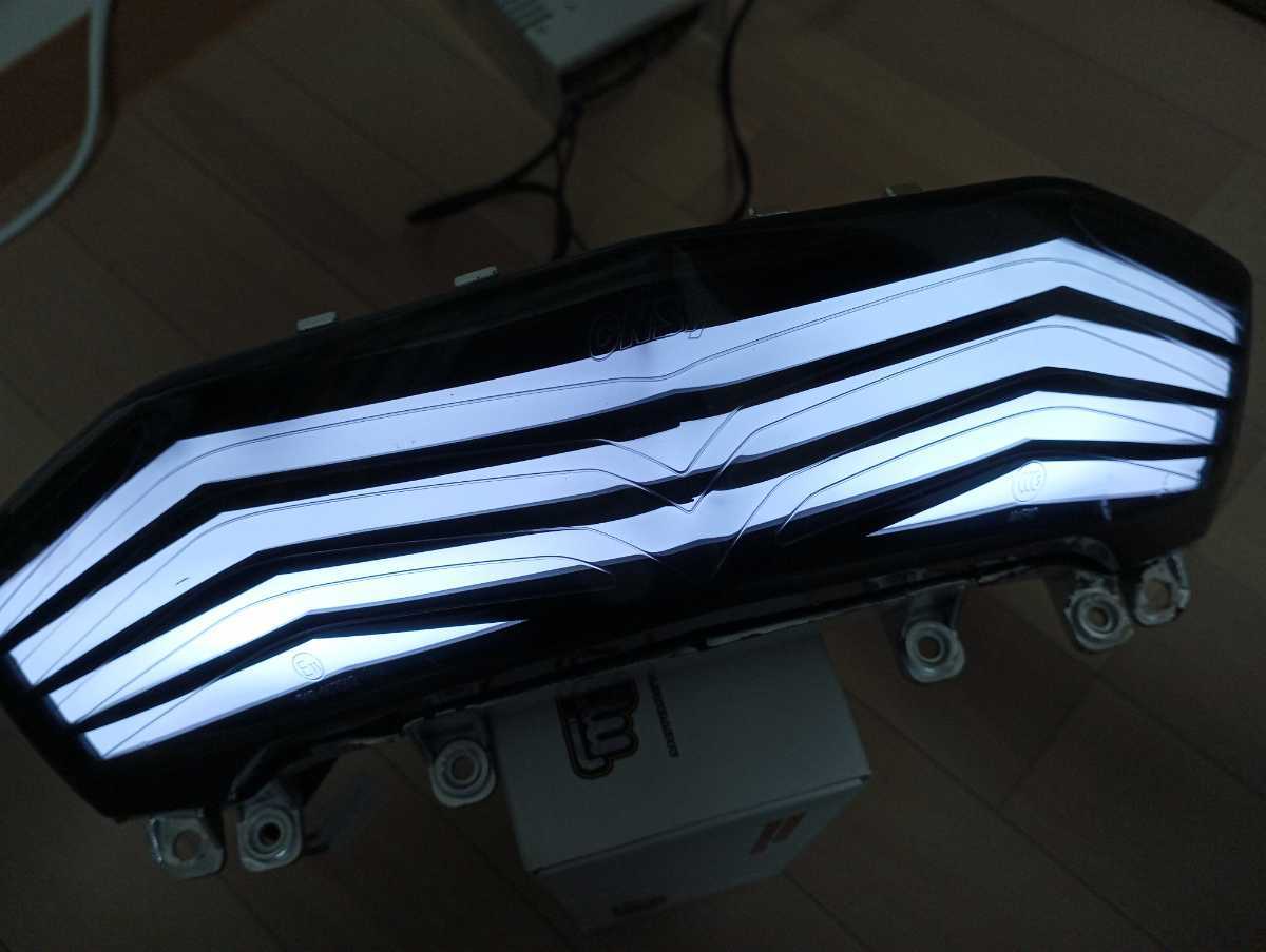 シグナスX社外ファイバーテールシーケンシャル7色レインボー3型se44j