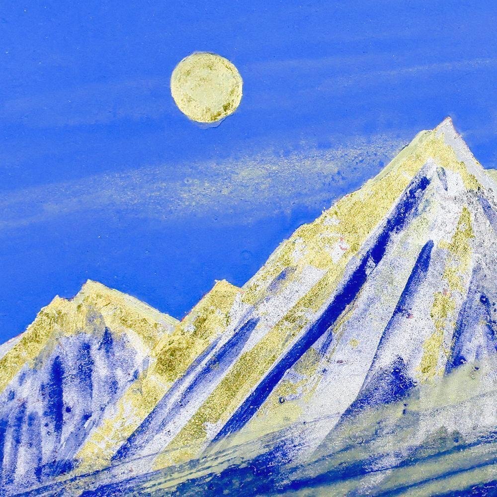 Yahoo!オークション - 【真作】【WISH】福王寺法林「ヒマラヤの月」日