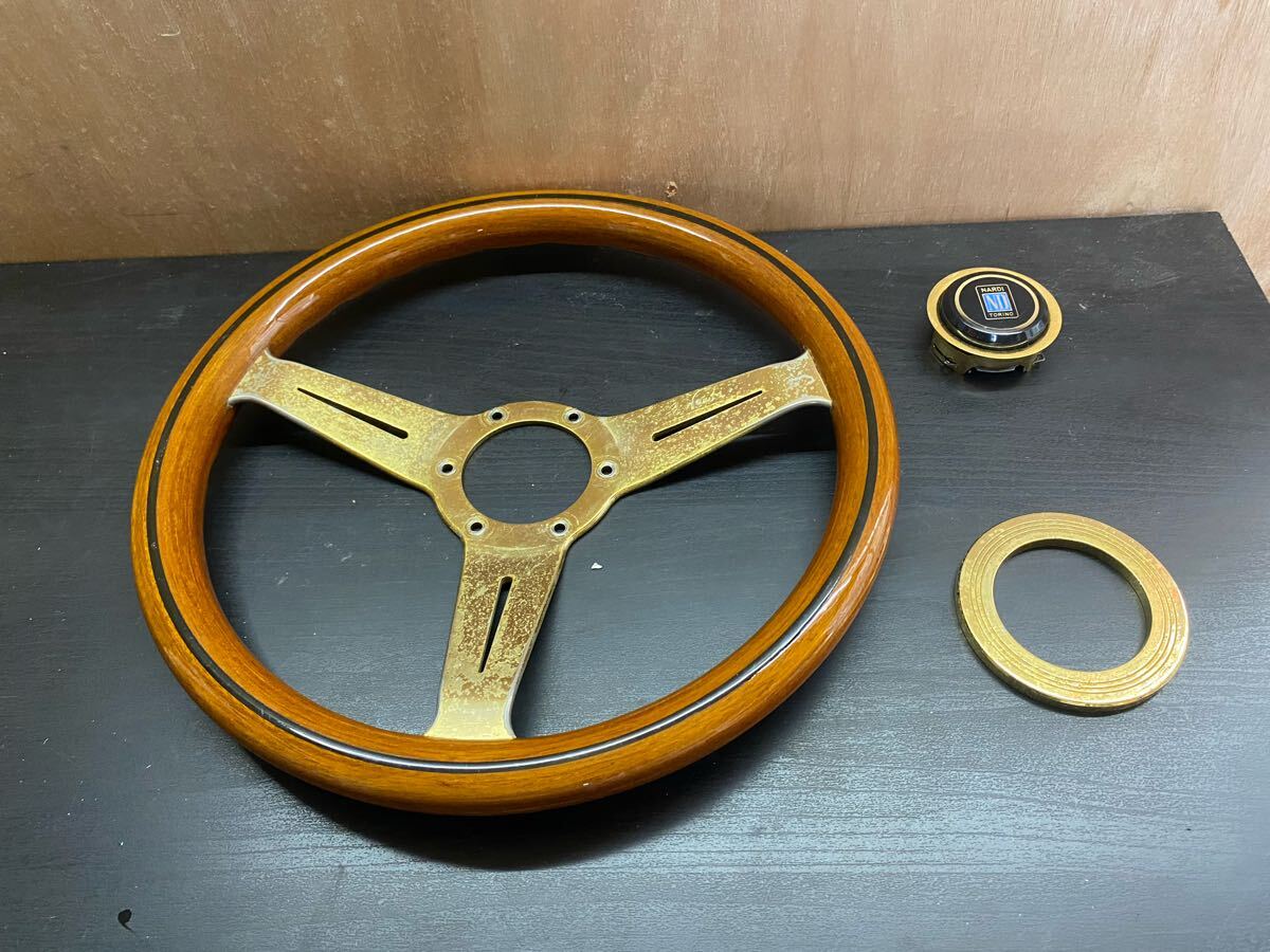 ナルディウッド ゴールドステアリング NARDI クラッシック 旧車 当時物