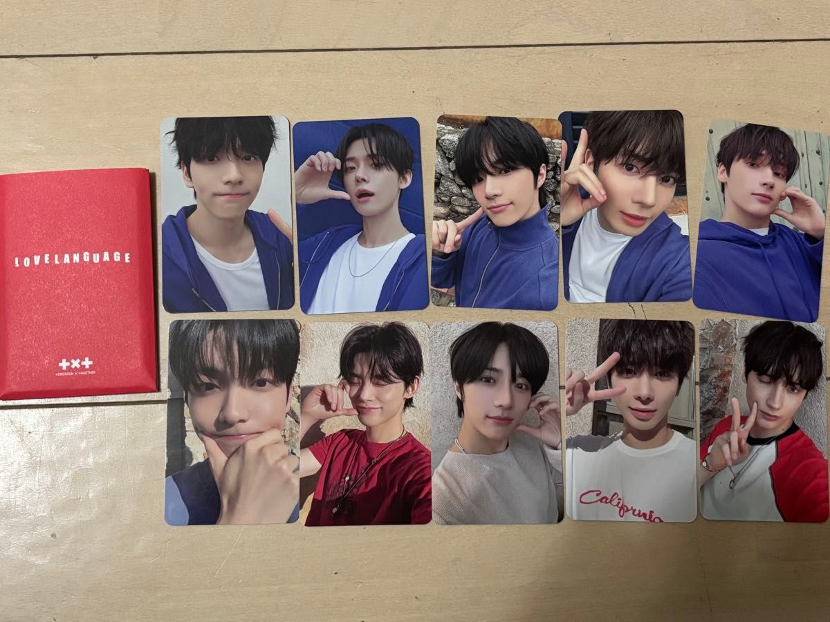 TXT line music Love Language トレカ セット 5枚 TXT Love Language