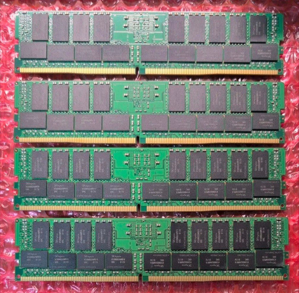 4枚/計128GB】HPE SK Hynix DDR4 32GB 2400MHz ECC Registered RDIMM