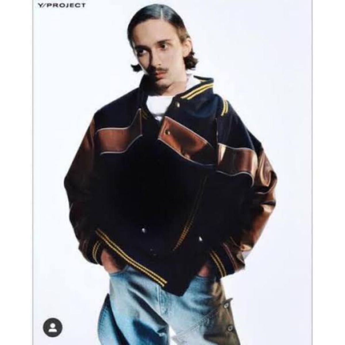 Y/PROJECT 21AW DOUBLE STRIPE BOMBER ダブルストライプボンバー