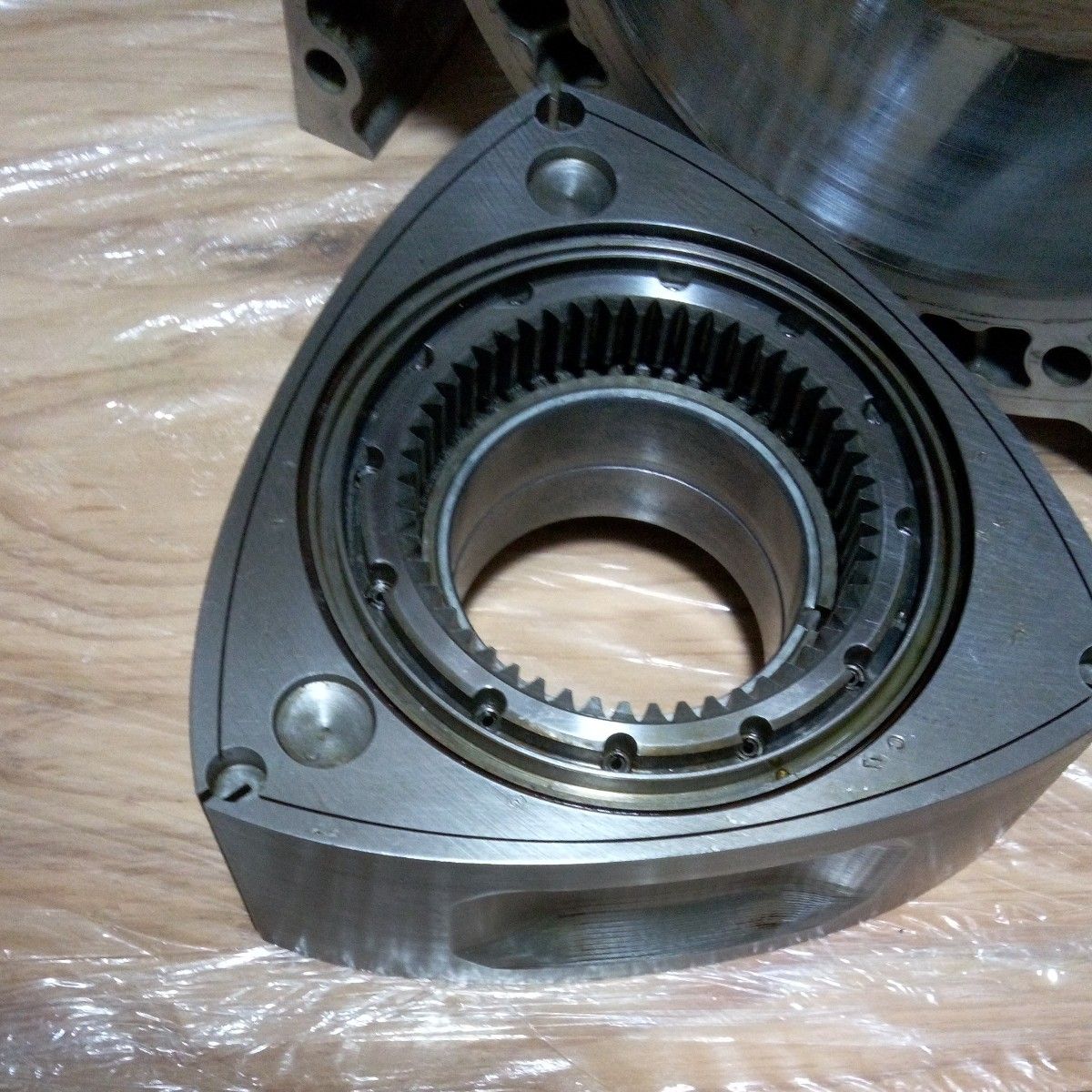 RX-7 ロータリーエンジン 13B オブジェ ローター ハウジングのセット