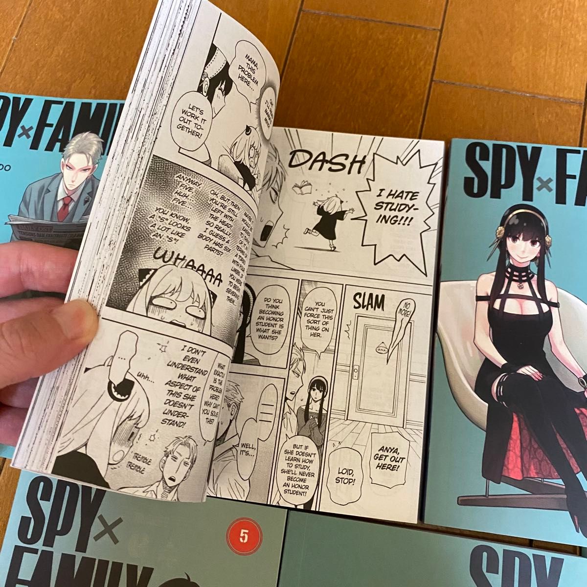 spy×family 英語 1〜7巻 海外版 洋書 スパイファミリー 漫画 英訳 多読